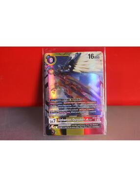 Digimon BT20-060 Alphamon Ouryuken ACE SR Foil Lv.7 NM Card
